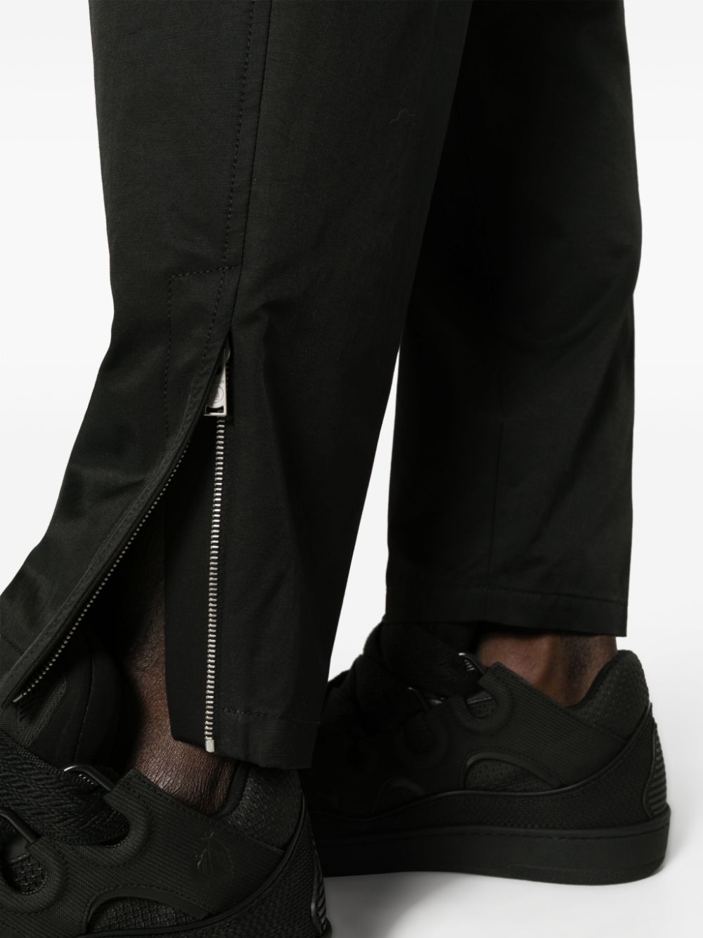Lanvin Men's Cotton Blend Biker Trousers