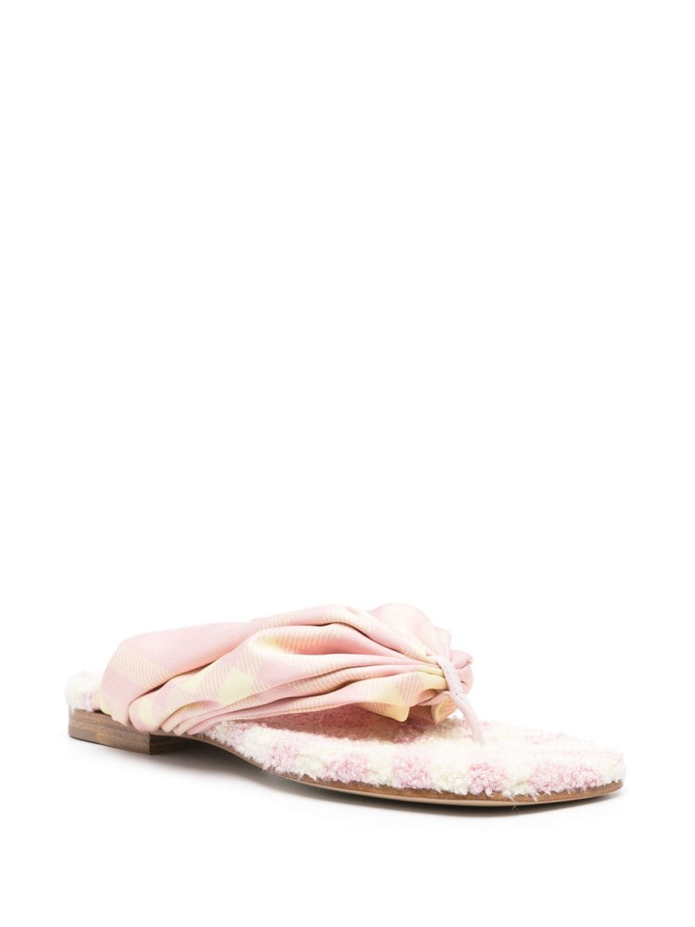 Burberry Women's Check Thong Sandals