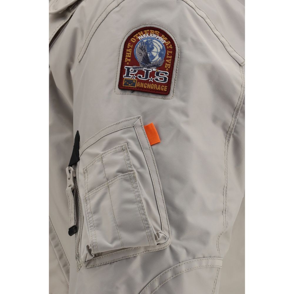 Parajumpers Gray Polyamide Men's Bomber