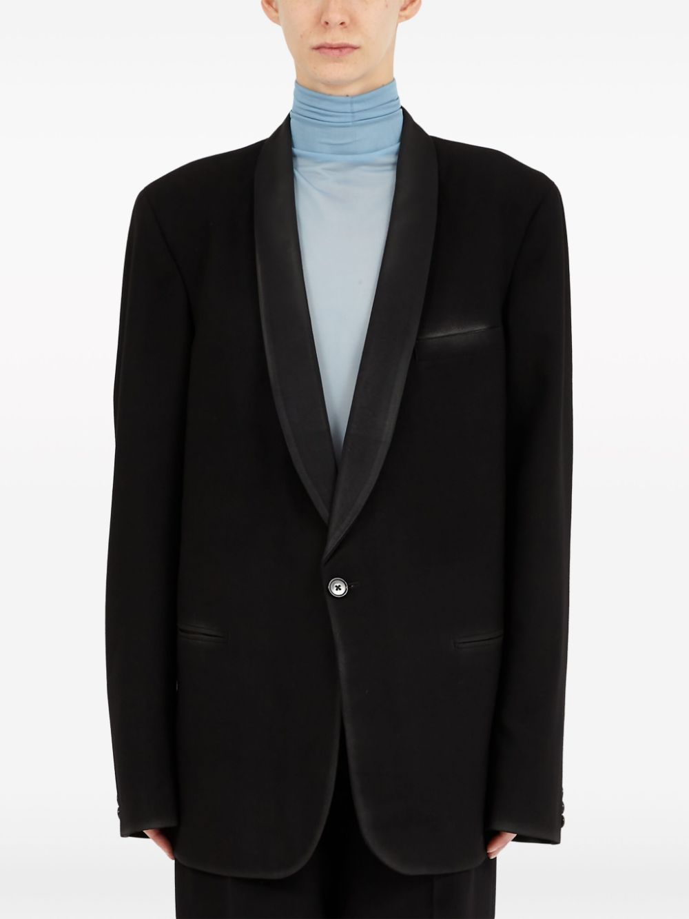 Maison Margiela Women's Single-Breasted Blazer With 4-Needle Detail