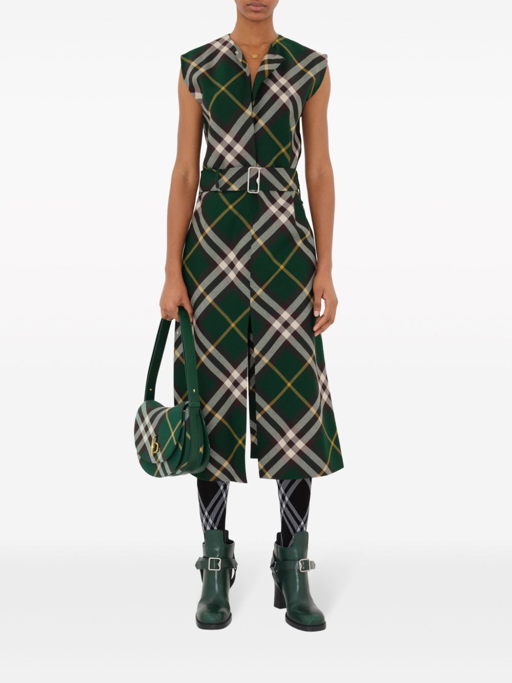 Burberry Women's Nova Check Midi Dress