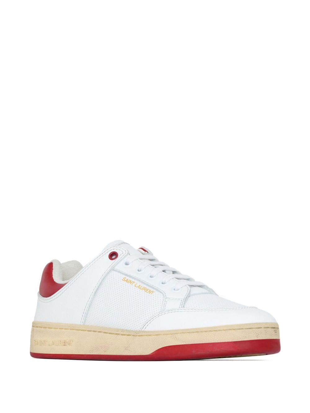 Saint Laurent Men's Sl/61 Leather Sneakers