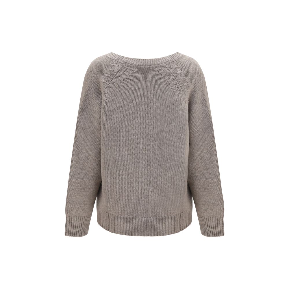 P.A.R.O.S.H. Beige Cashmere Women's Cardigan