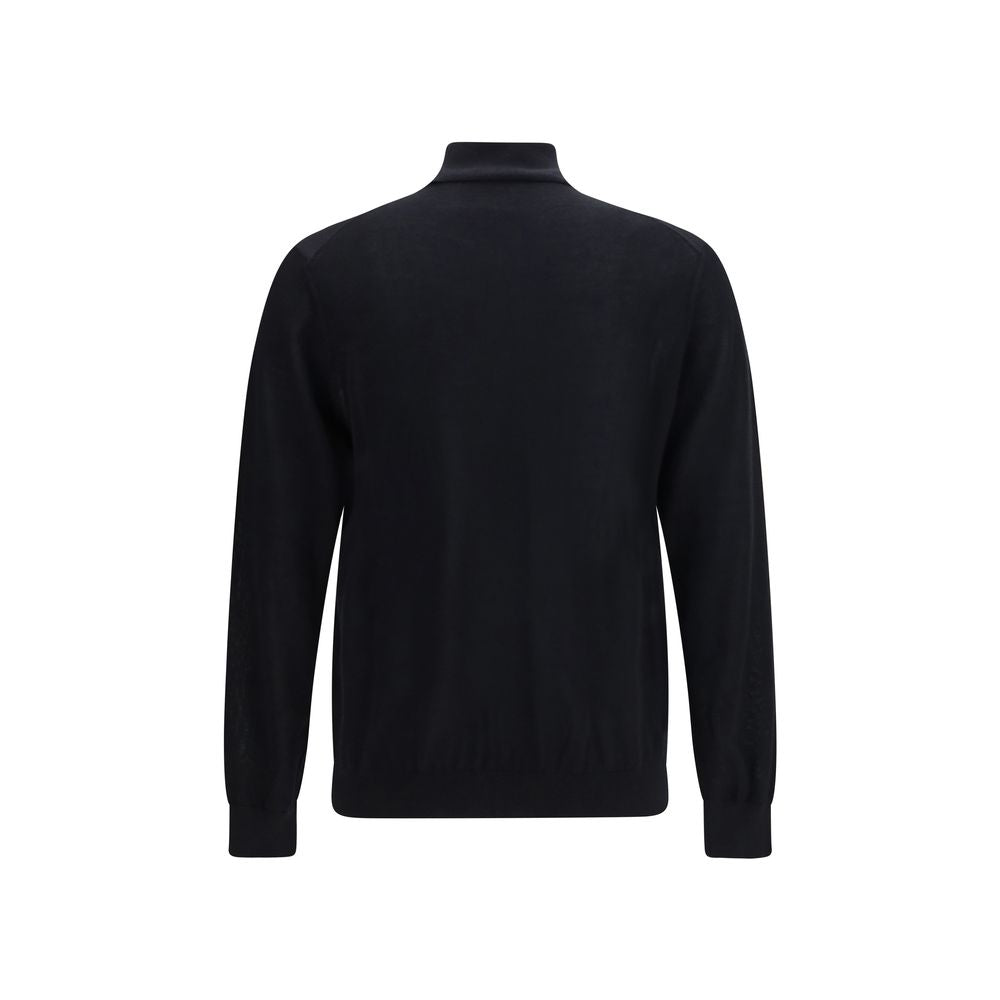 Giorgio Armani Black Cashmere Men's Sweater