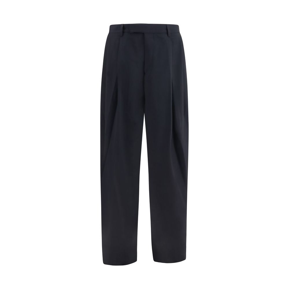 Giorgio Armani Blue Wool Oves Aries Dress Men's Pants