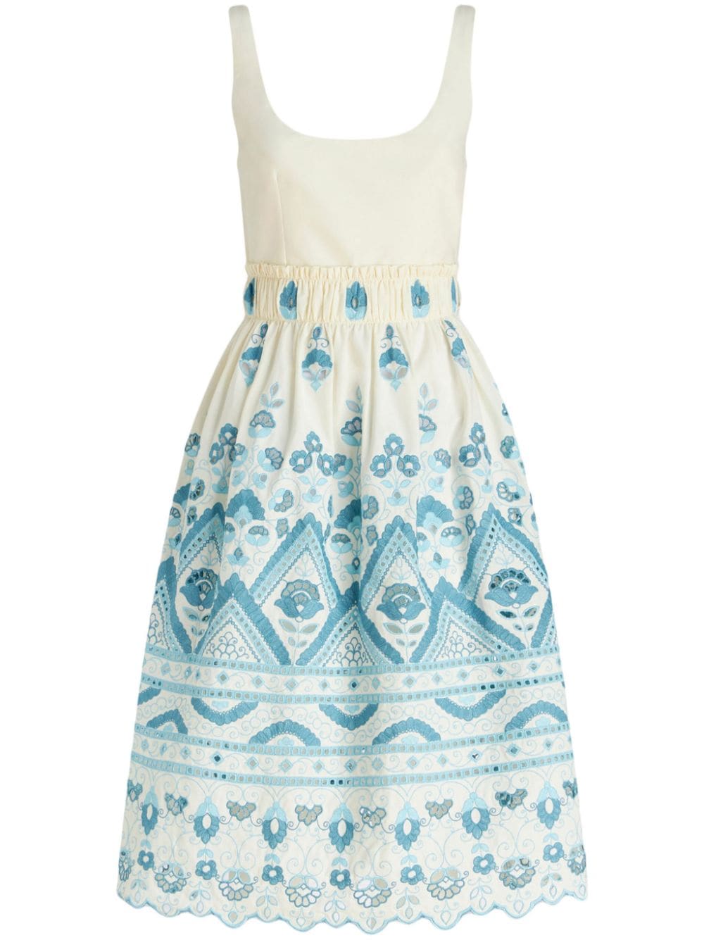 Etro Women's Broderie Anglaise Flared Dress