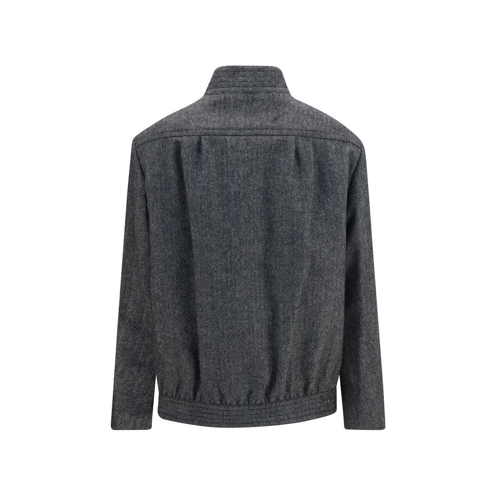 Blazé Milano Gray Wool Oves Aries Shell Women's Jacket