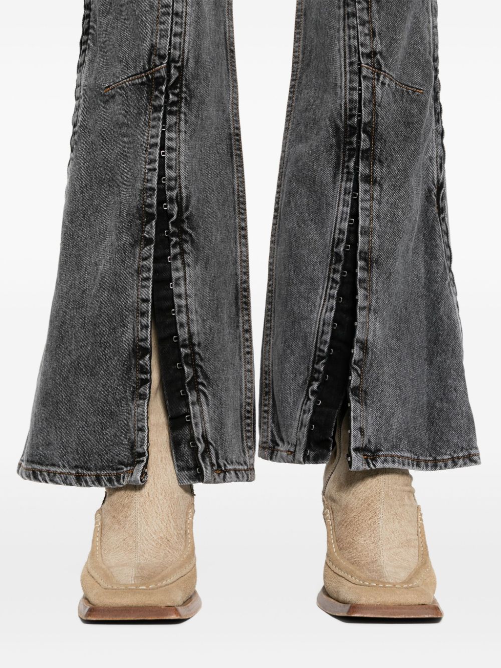 Y/Project Women's Jeans Black
