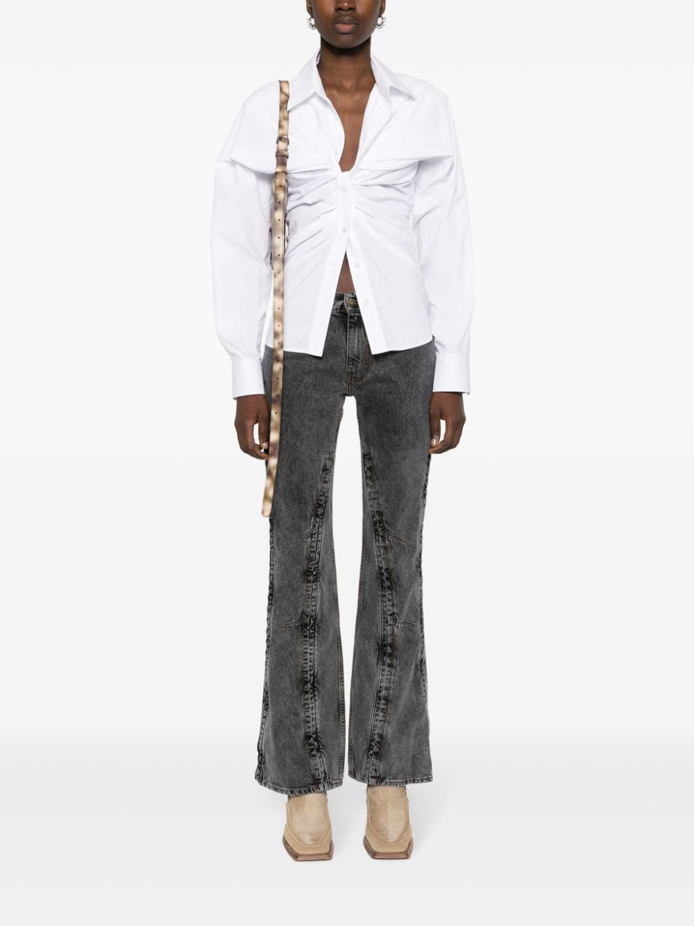 Y/Project Women's Jeans Black