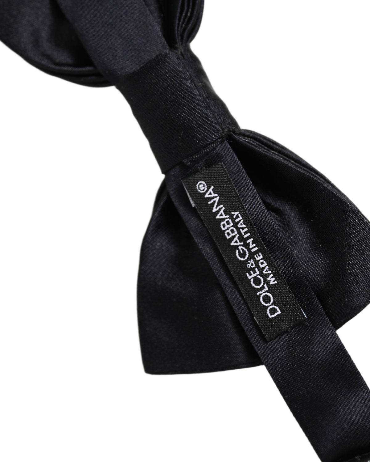 Dolce & Gabbana Men Dark Blue 100% Silk Adjustable Neck Papillon Bow Men's Tie