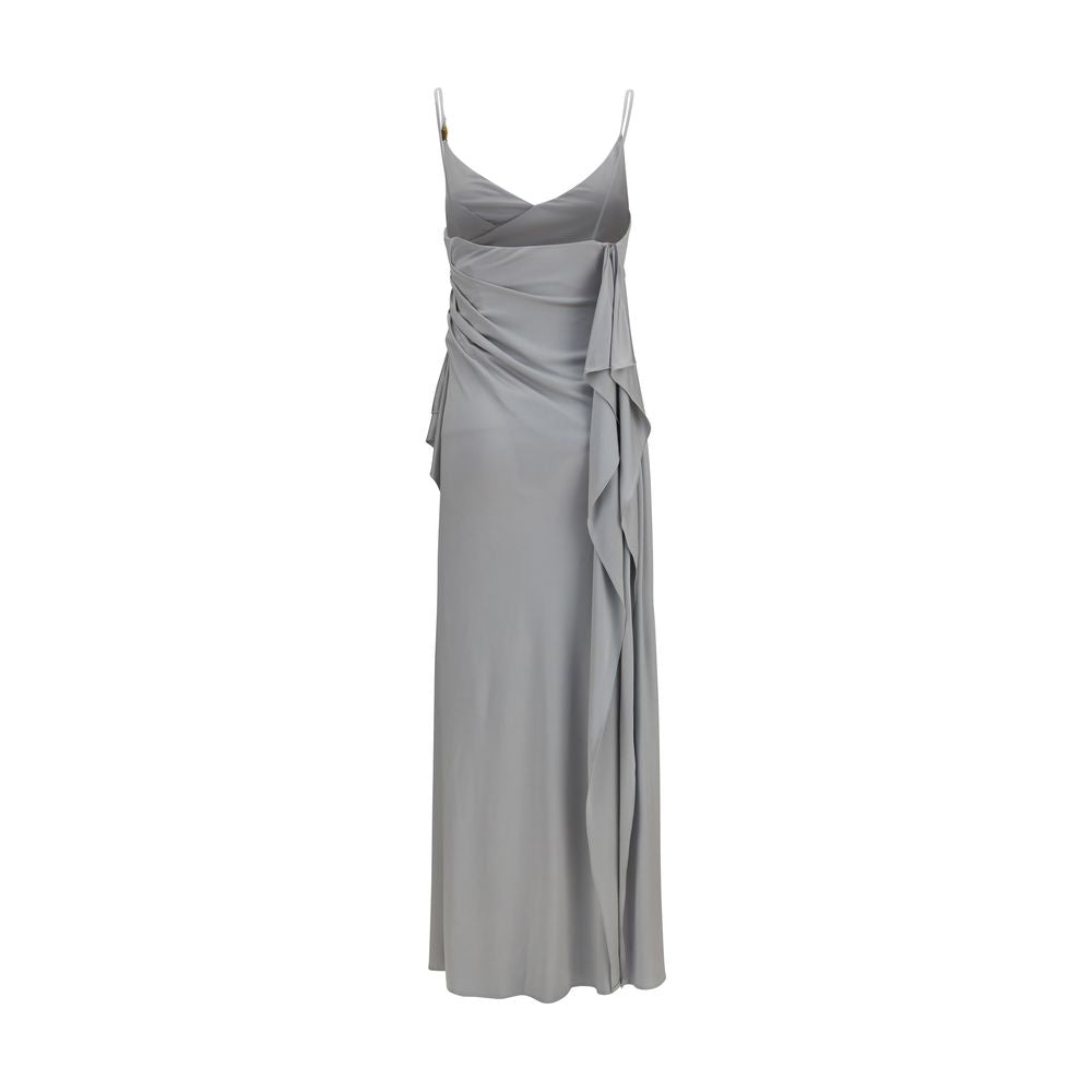 Versace Gray Viscose Casual Women's Dress