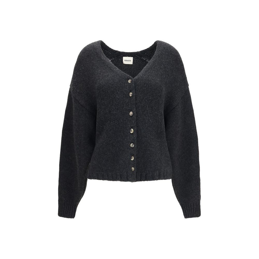 Khaite Gray Cashmere Women's Cardigan