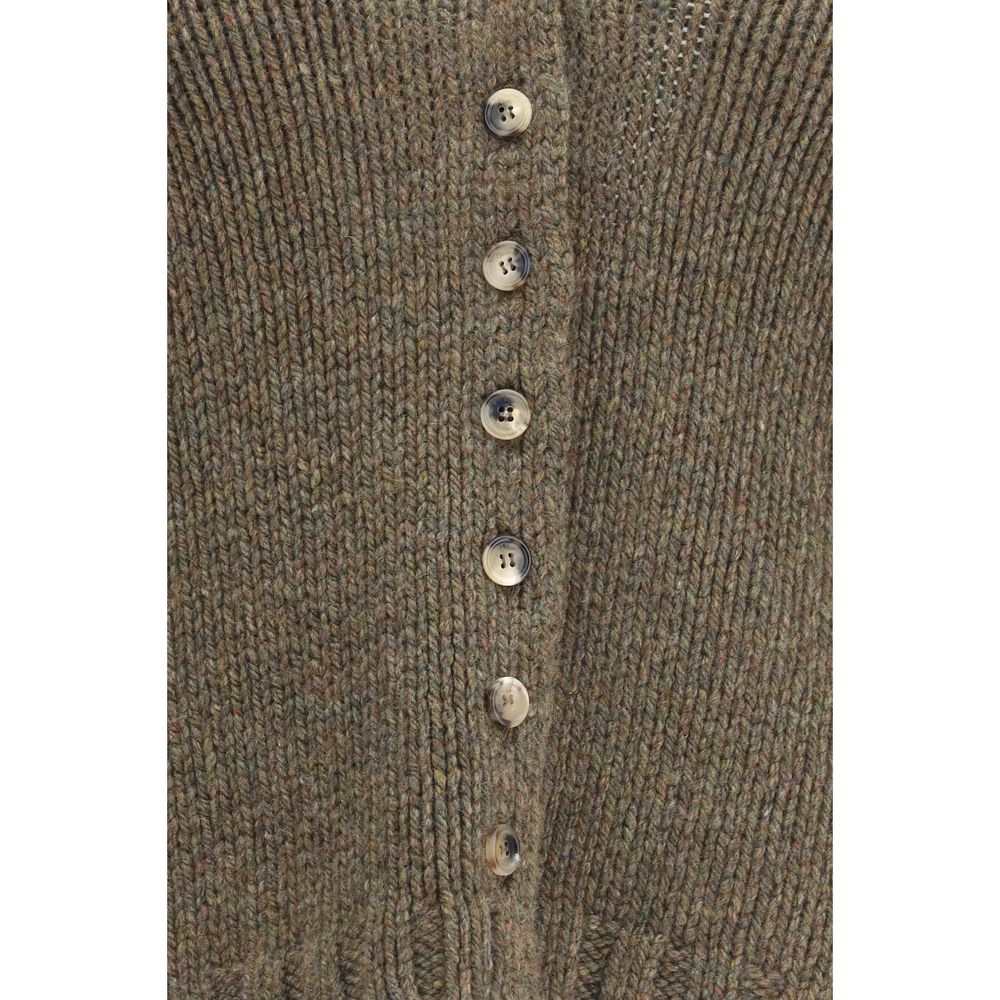 Khaite Bicolor Cashmere Women's Cardigan