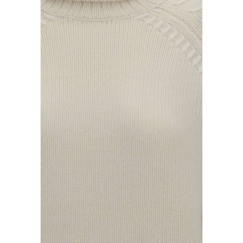 P.A.R.O.S.H. Beige Cashmere Women's Sweater