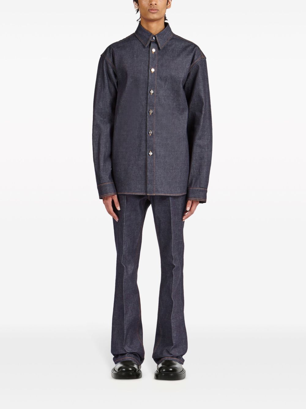 Ferragamo Men's Da Notare I Polsini C Cotton Shirt