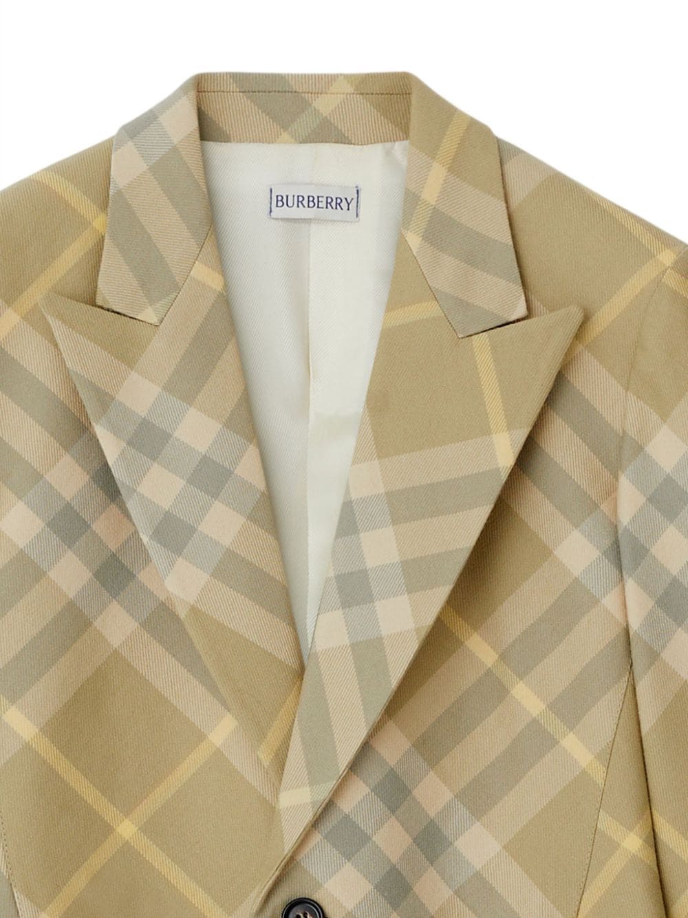 Burberry Women's Checked Tailored Single-Breasted Blazer