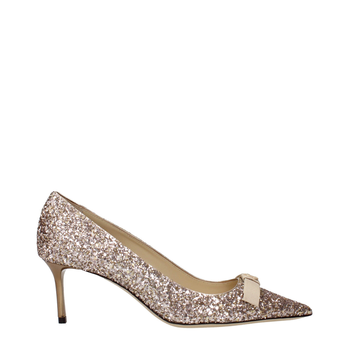 Jimmy Choo Pink Plastic Mid Heel Women's Pumps