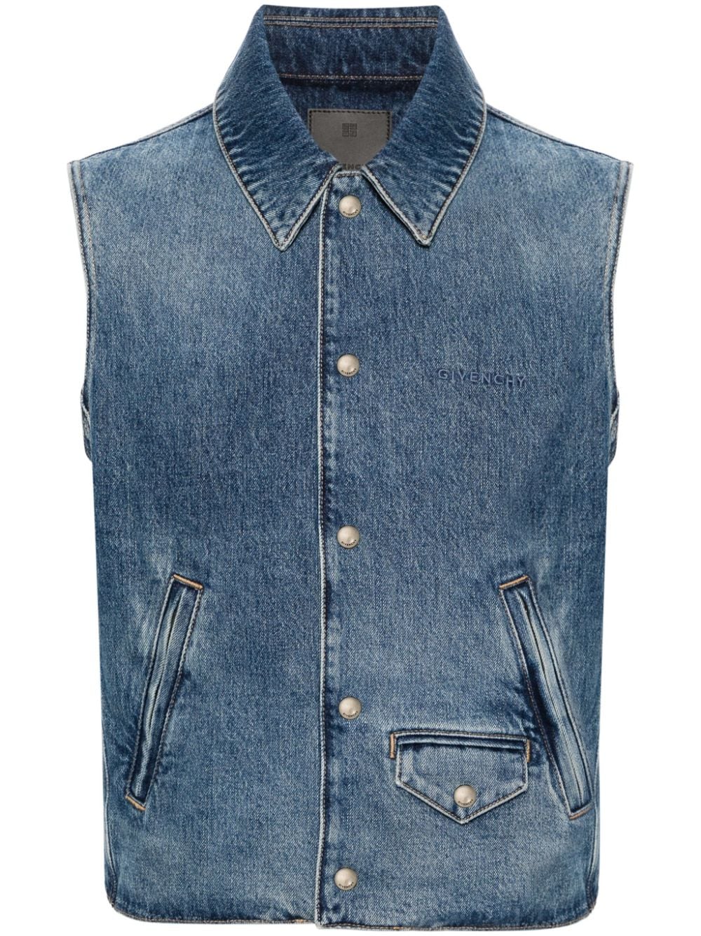 Givenchy Men's Denim Cotton Vest