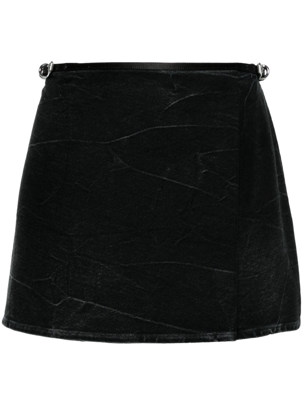 Givenchy Women's Voyou Denim Mini Skirt
