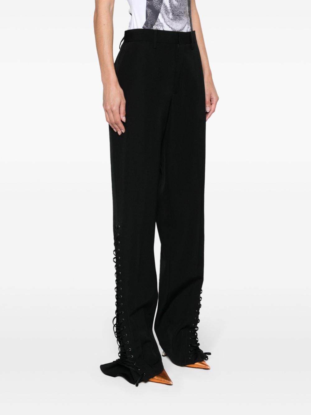 Jean Paul Gaultier Women's Wool Tailored Trousers