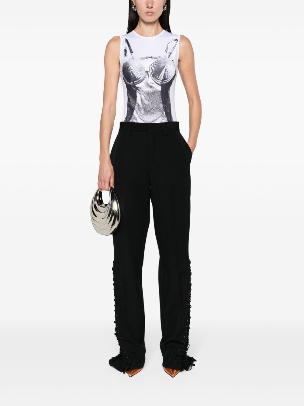 Jean Paul Gaultier Women's Wool Tailored Trousers