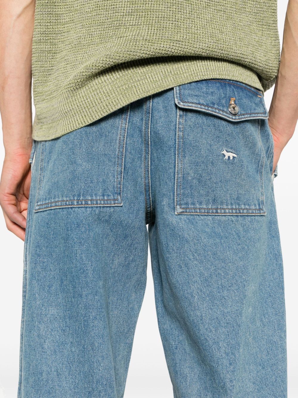 Maison Kitsuné Men's Chillax Fox Cotton Hoodie