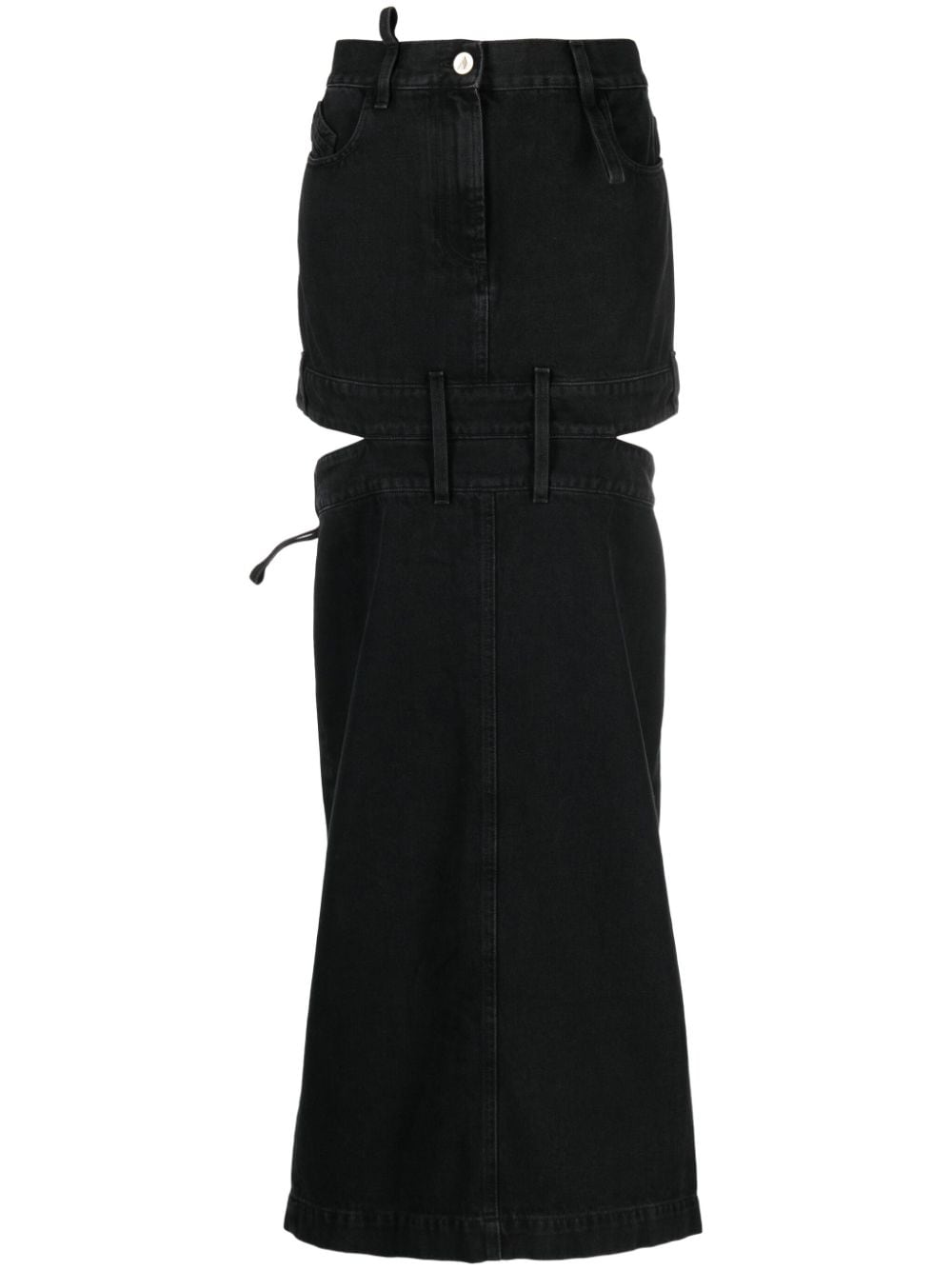 The Attico Women's Denim Skirt