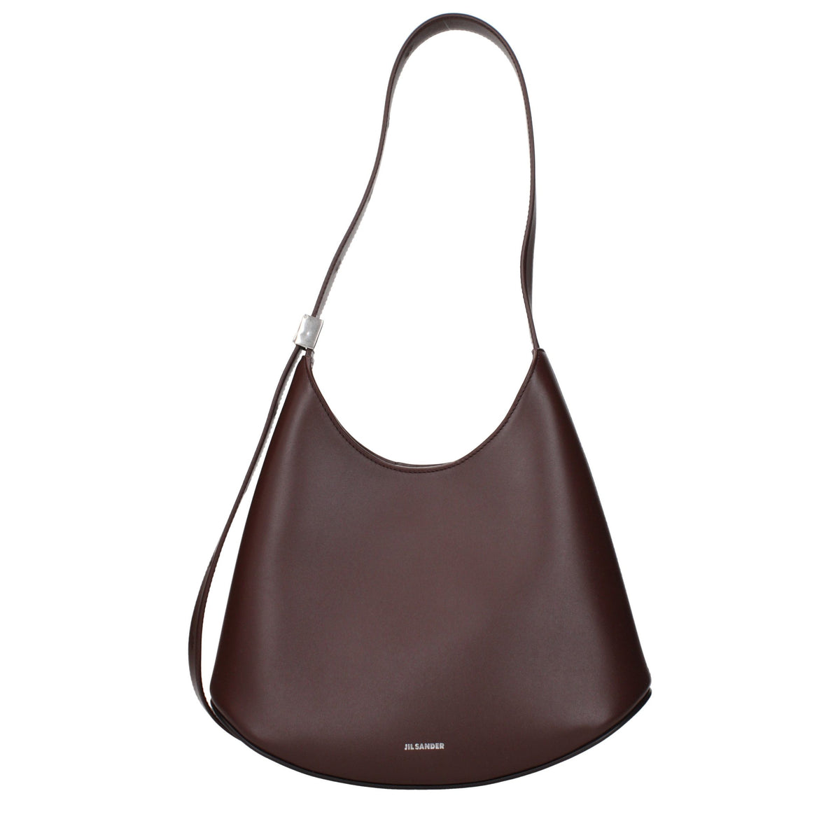 Jil Sander Red Leather Shoulder Women's Bag