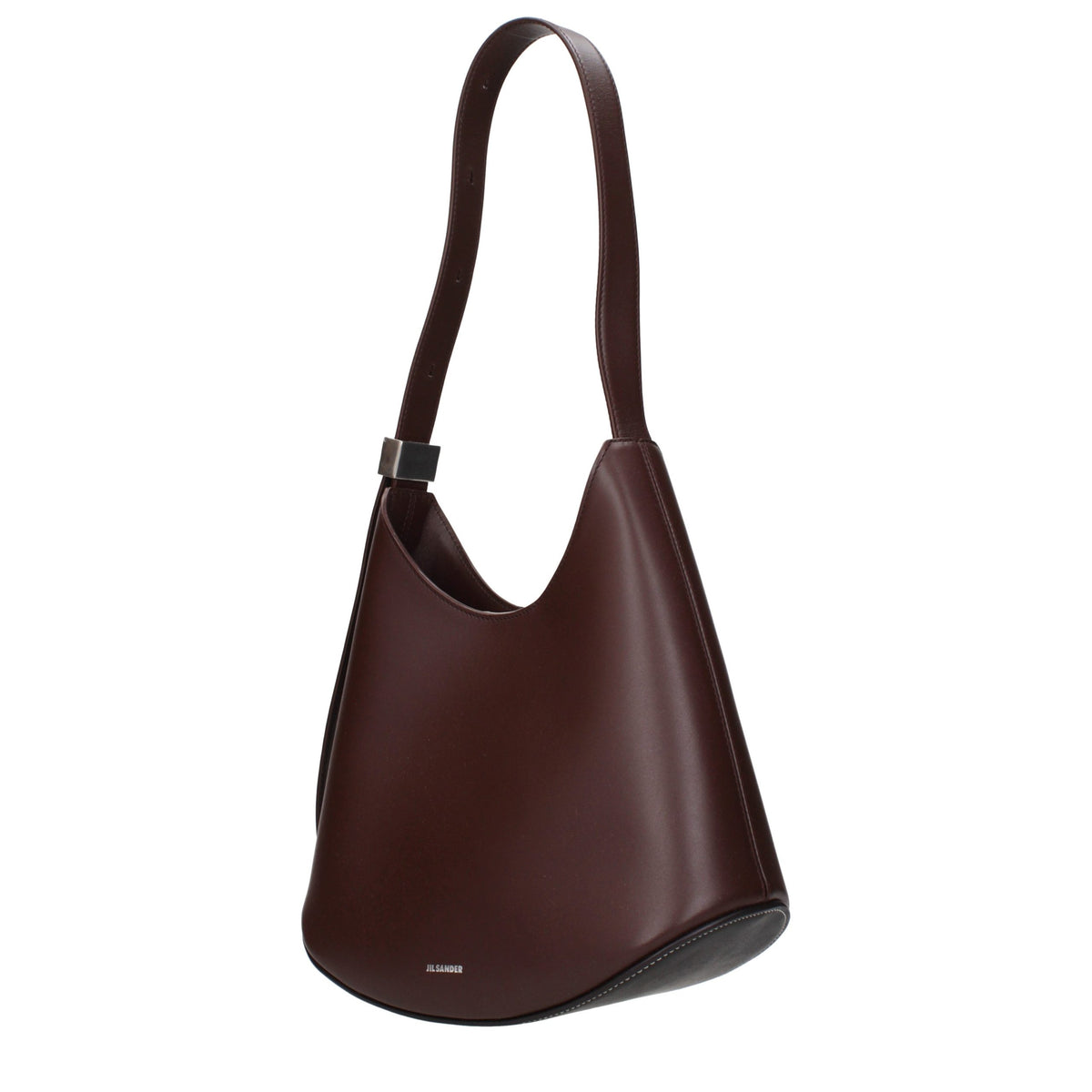 Jil Sander Red Leather Shoulder Women's Bag