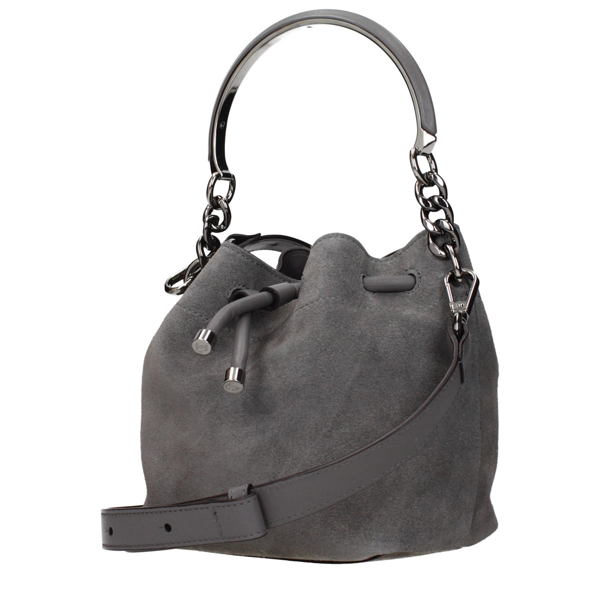 Jimmy Choo Gray Leather Women's Handbag