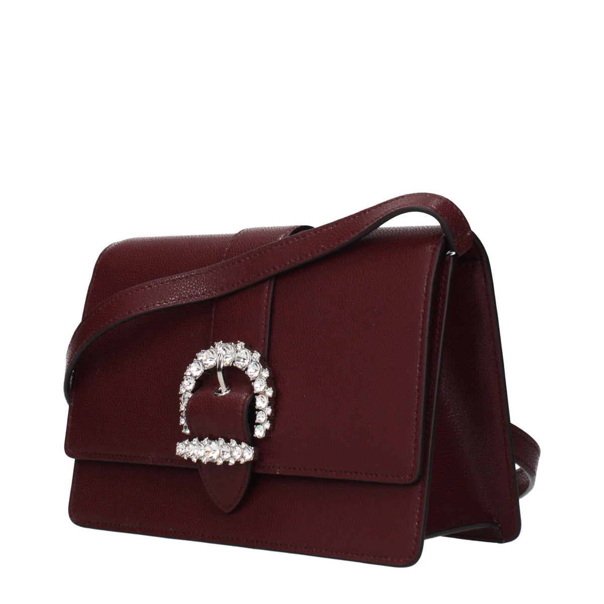 Jimmy Choo Red Leather Crossbody Women's Bag