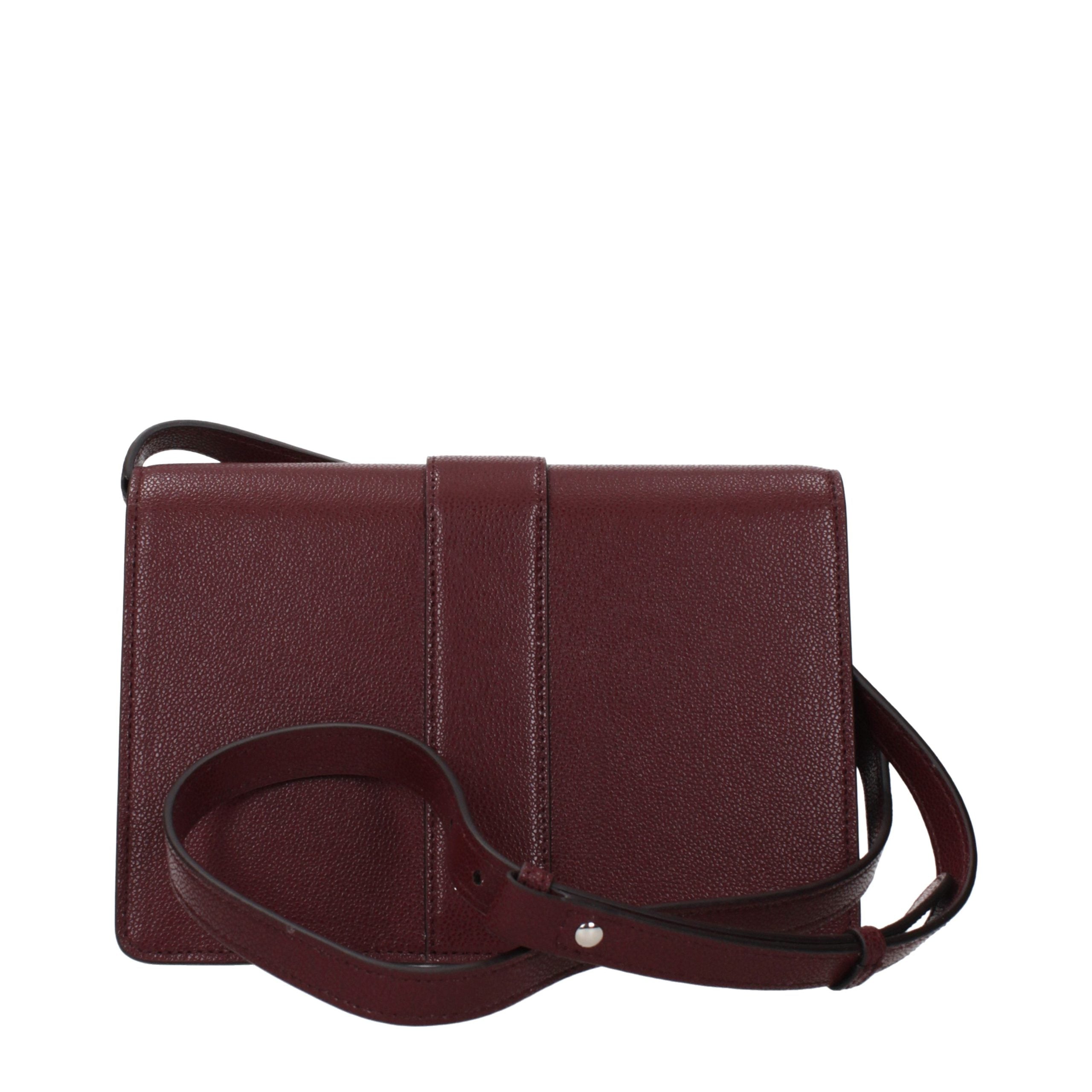 Jimmy Choo Red Leather Crossbody Women's Bag