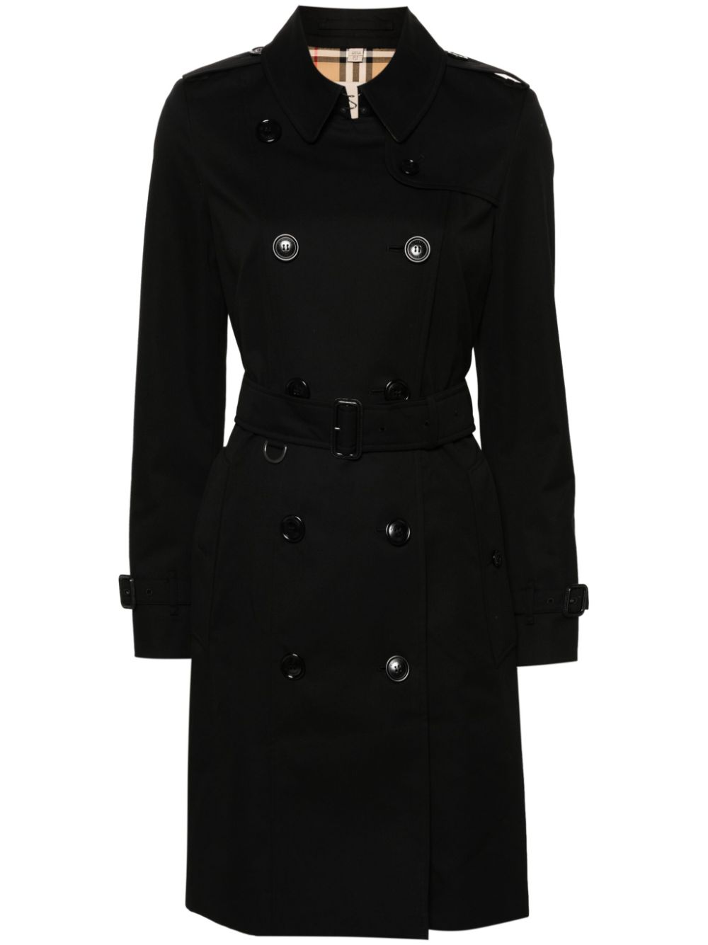 Burberry Women's Gabardine-Weave Trench Coat