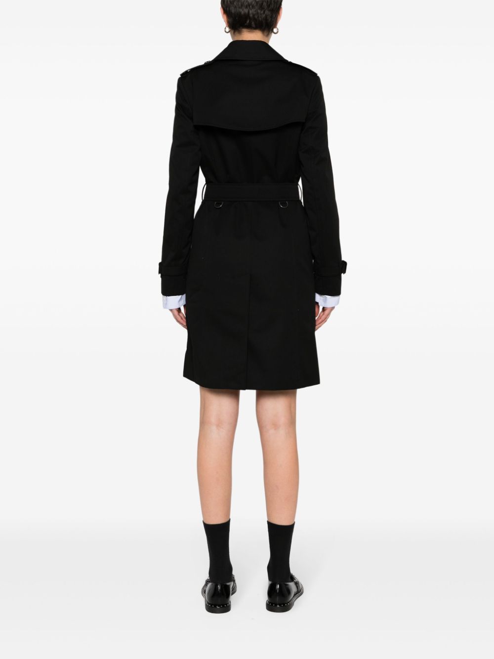 Burberry Women's Gabardine-Weave Trench Coat