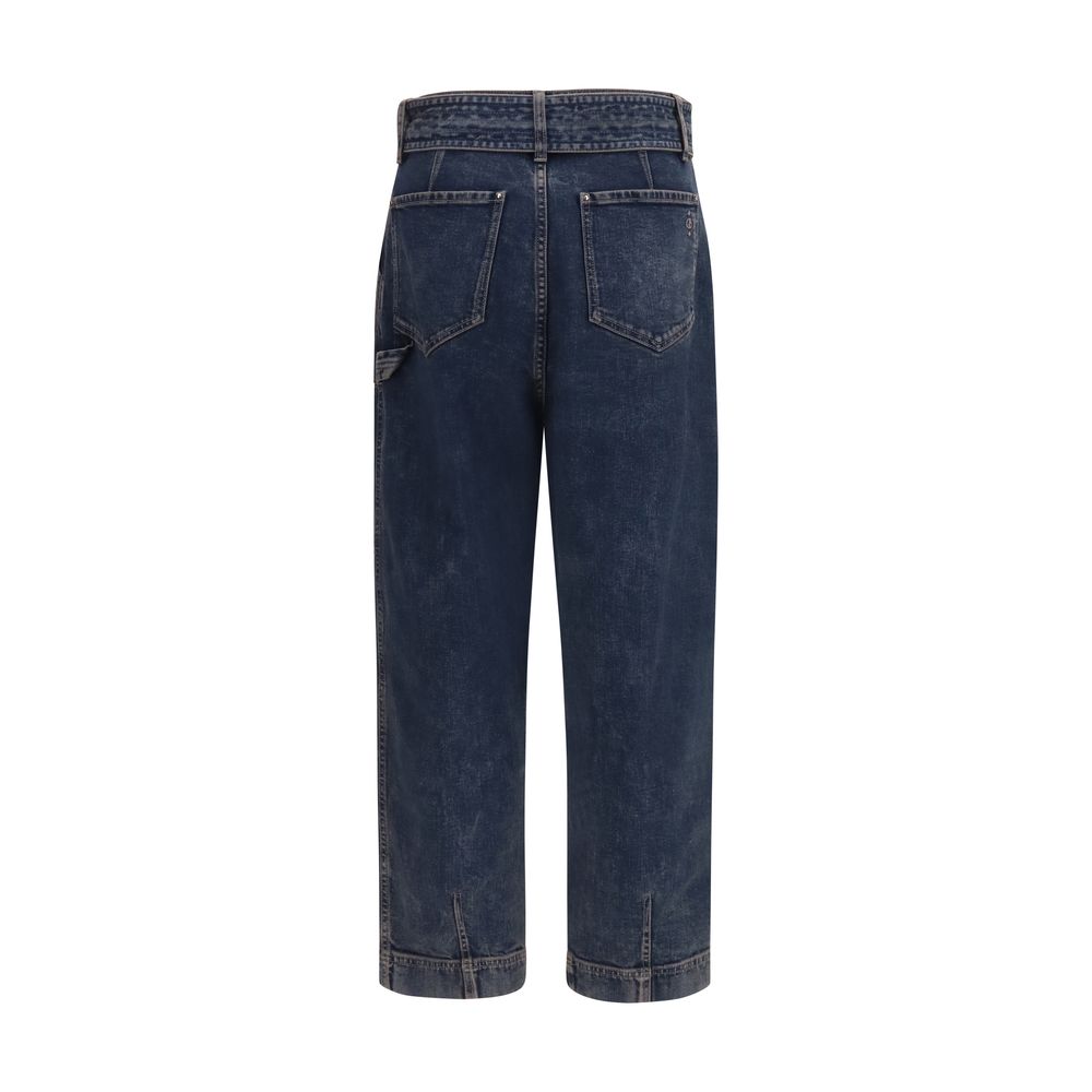 Giorgio Armani Blue Cotton Jeans Women's Denim