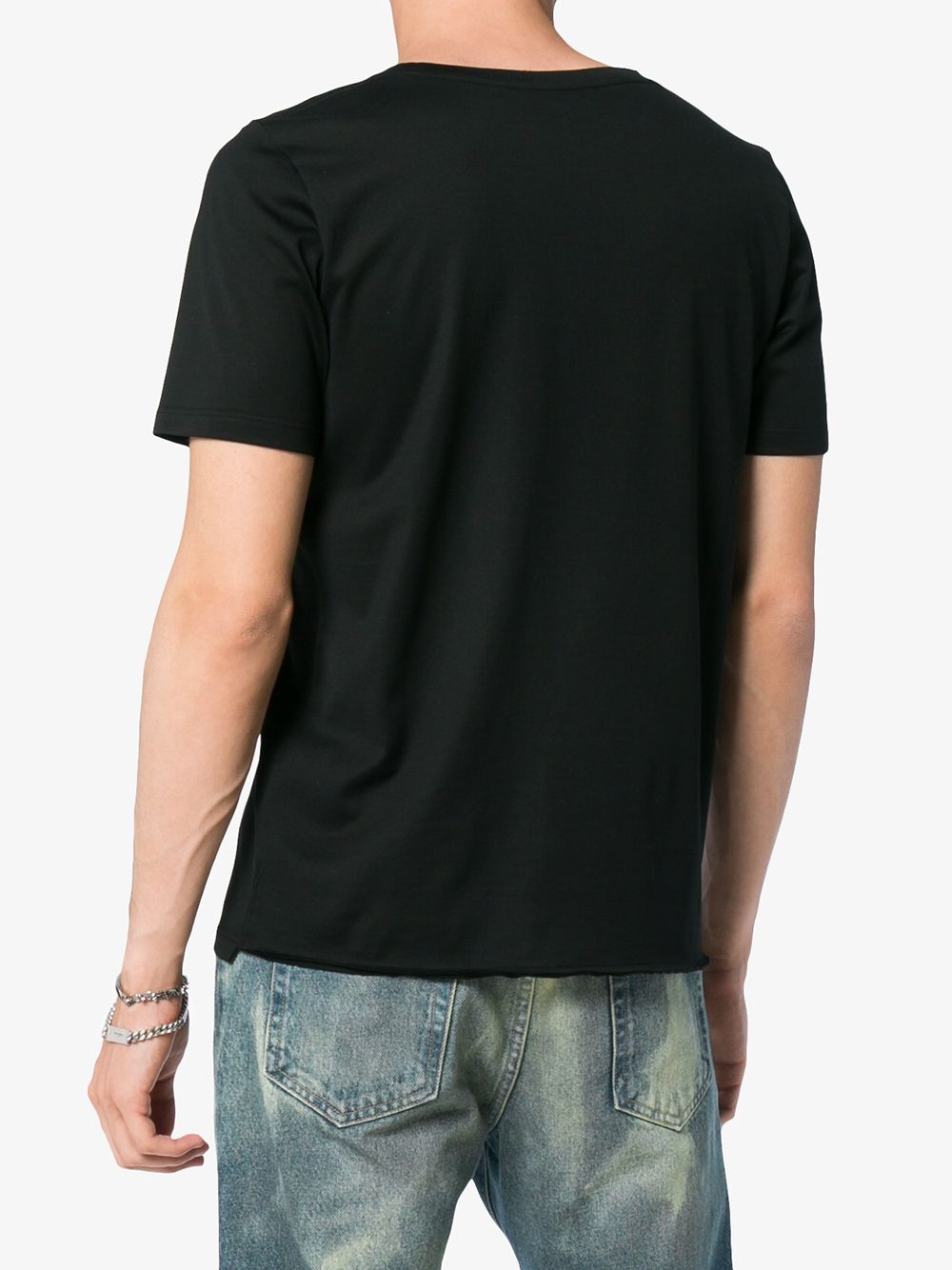 Saint Laurent Men's Logo Print T-Shirt