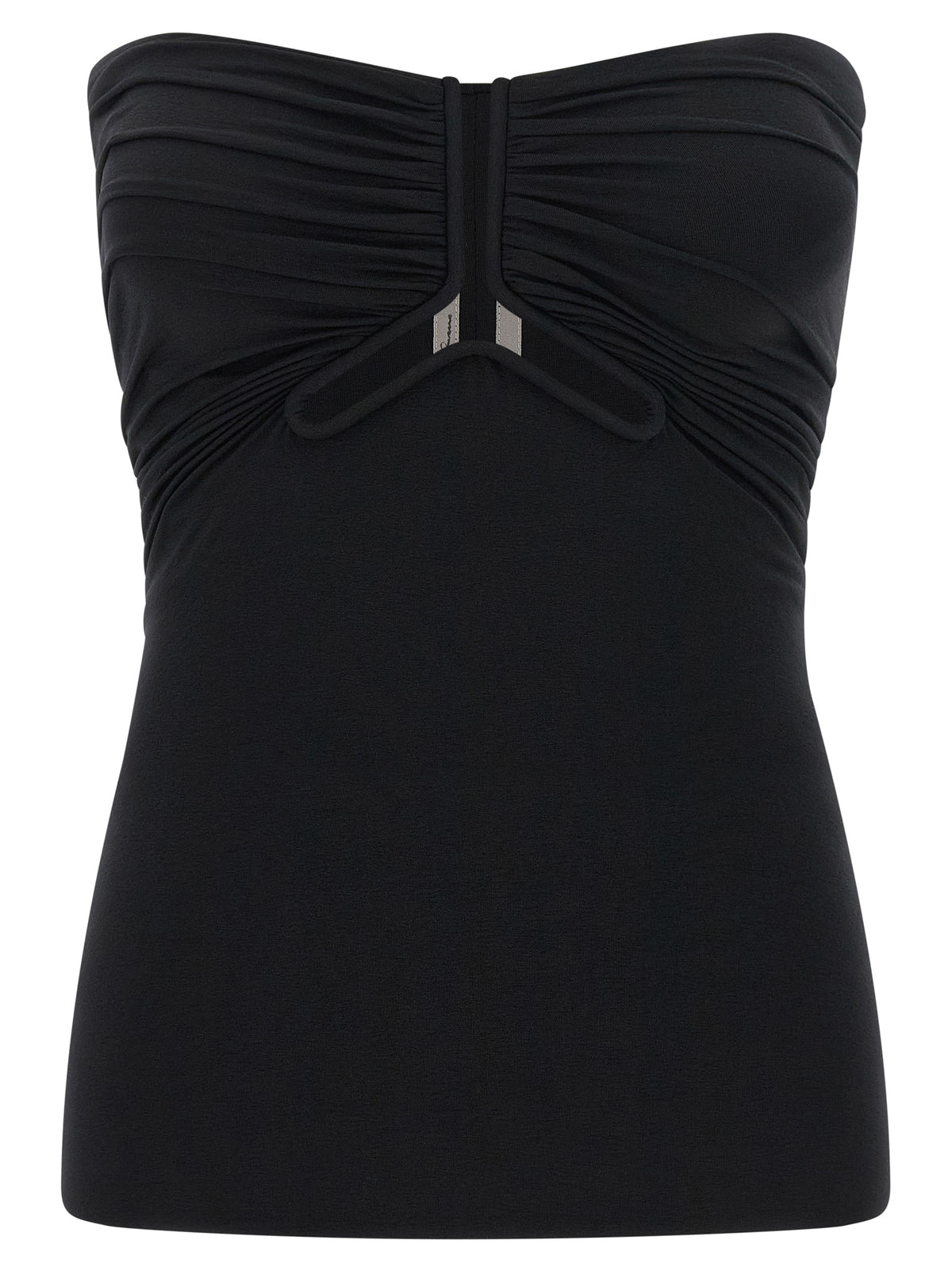 Rick Owens Black Nylon Tank Women's Tops
