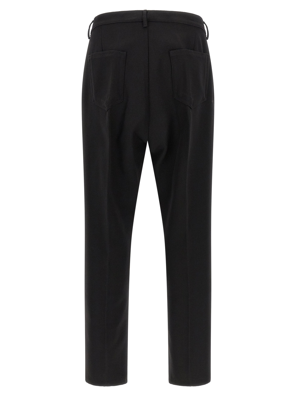Rick Owens Black Cotton Casual Men's Pants