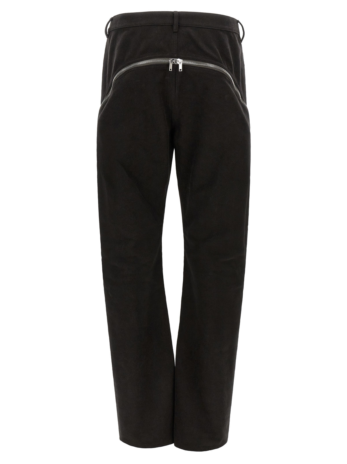 Rick Owens Black Cotton Flared Men's Pants