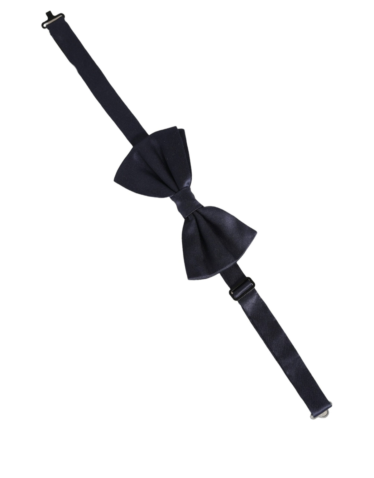 Dolce & Gabbana Dark Blue 100% Silk Adjustable Neck Papillon Bow Men's Tie