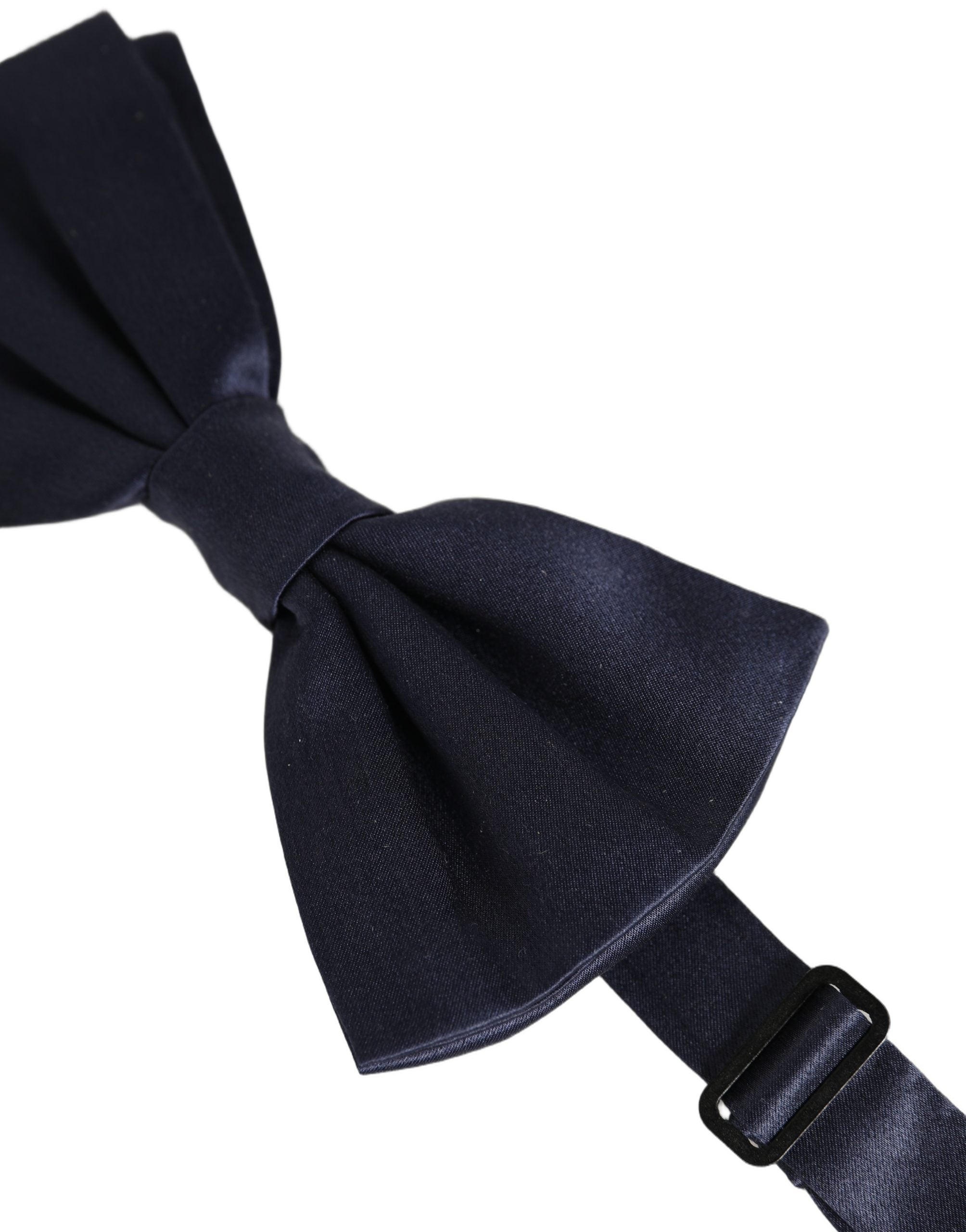 Dolce & Gabbana Dark Blue 100% Silk Adjustable Neck Papillon Bow Men's Tie
