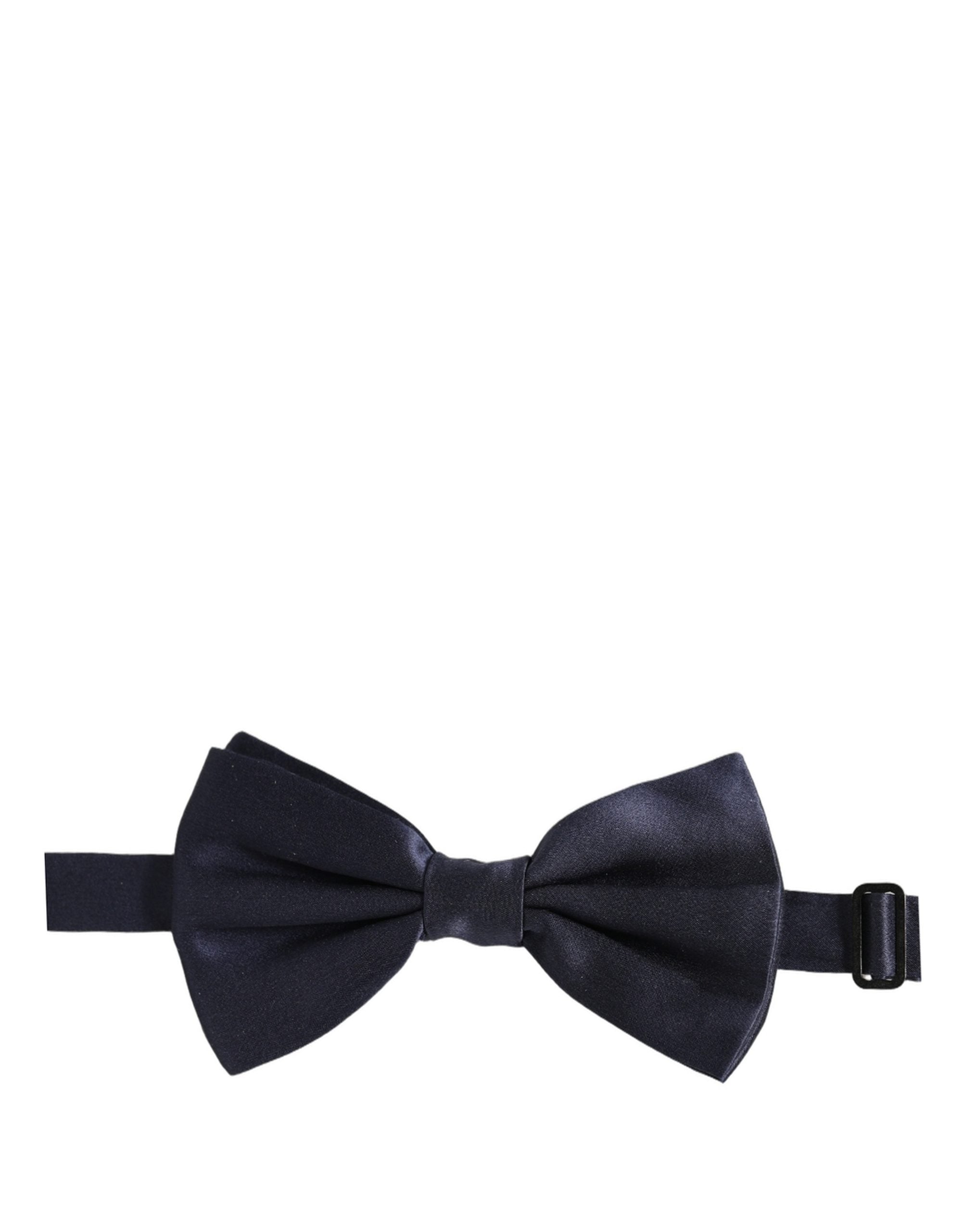 Dolce & Gabbana Dark Blue 100% Silk Adjustable Neck Papillon Bow Men's Tie