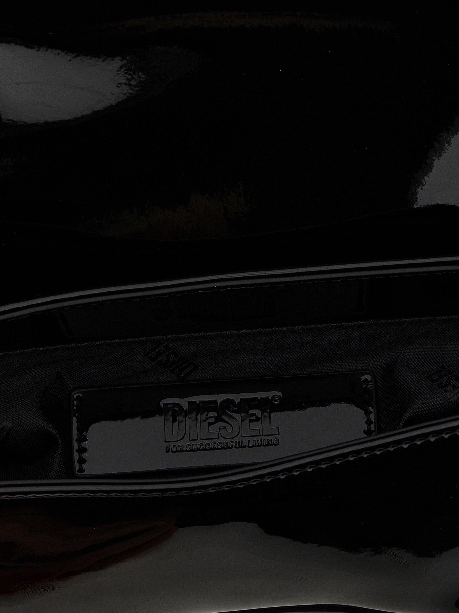 Diesel Black Polyethylene Shoulder Women's Bag