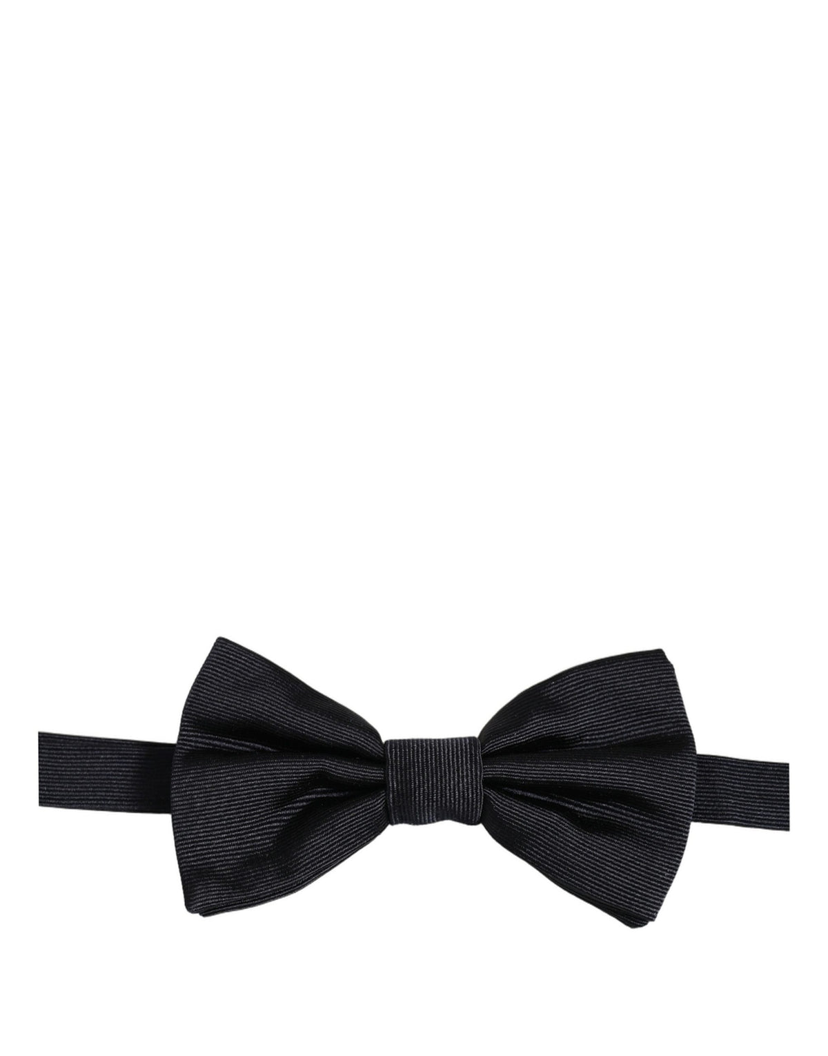 Dolce & Gabbana Men Dark Blue 100% Silk Adjustable Neck Papillon Bow Men's Tie