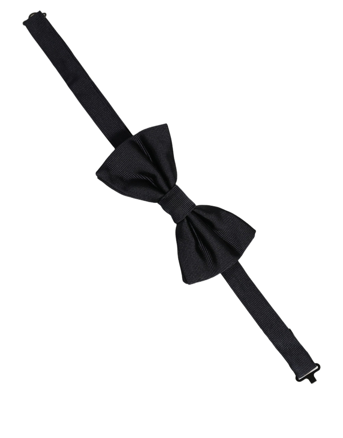 Dolce & Gabbana Men Dark Blue 100% Silk Adjustable Neck Papillon Bow Men's Tie