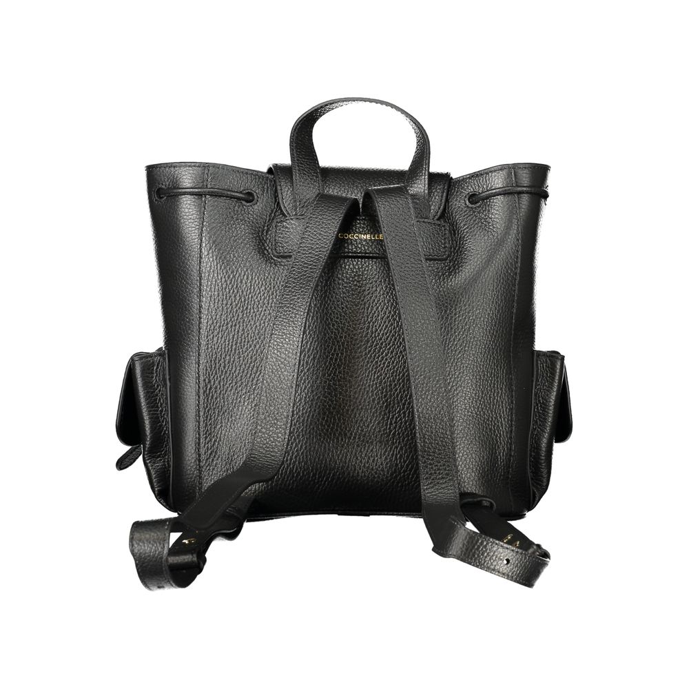 Coccinelle Nero Leather Women's Women's Backpack