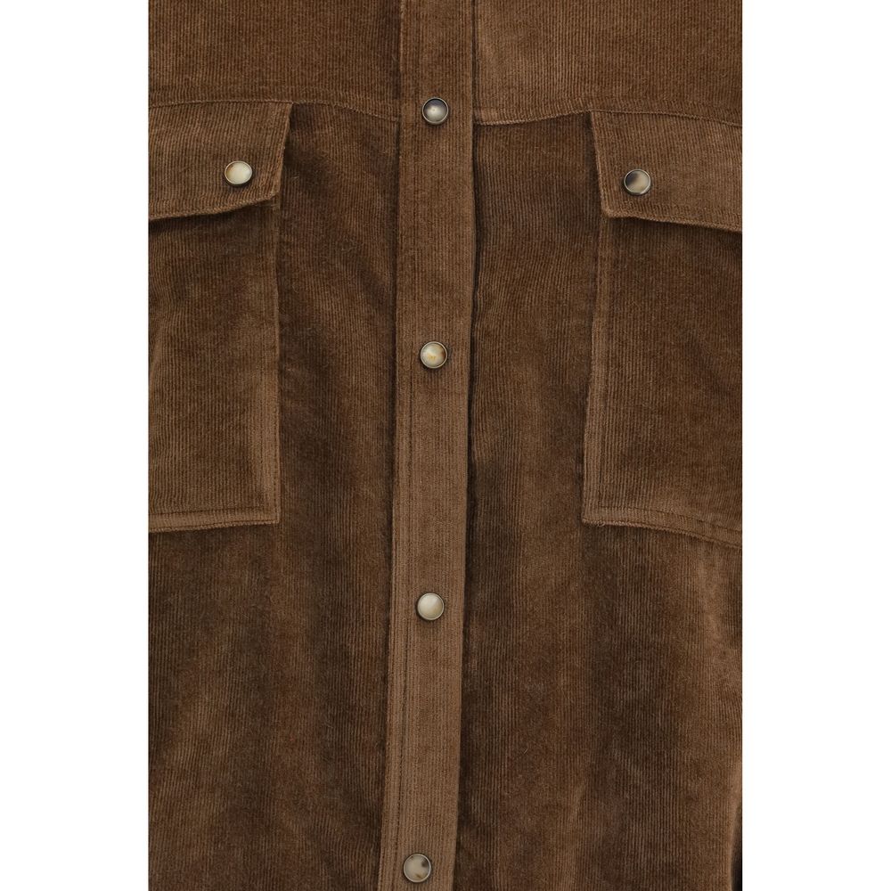 Brunello Cucinelli Brown Viscose Women's Shirt