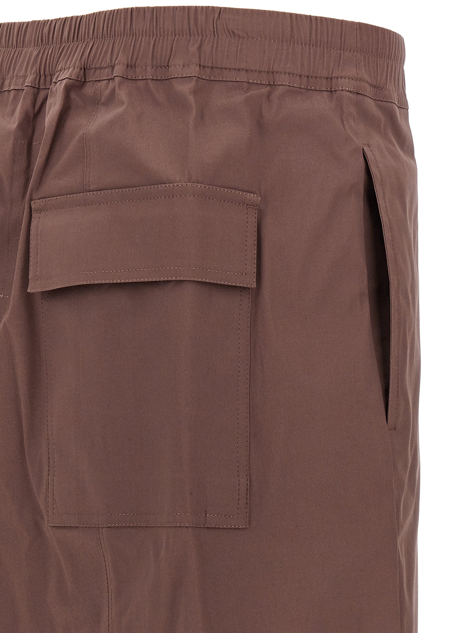 Rick Owens Brown Cotton Bermuda Men's Shorts