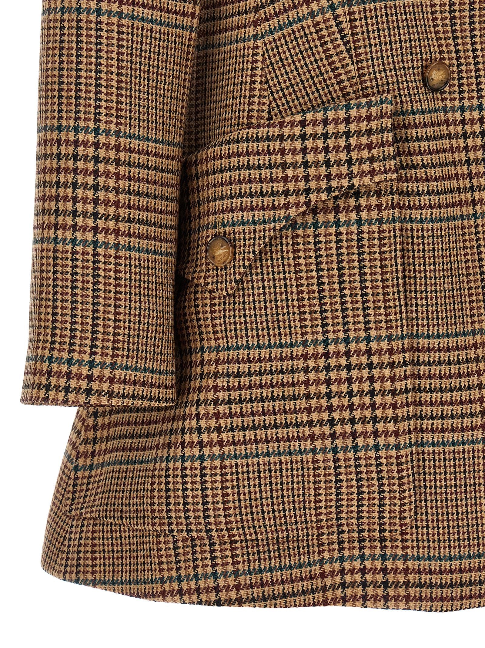 Etro Brown Wool Women's Coat