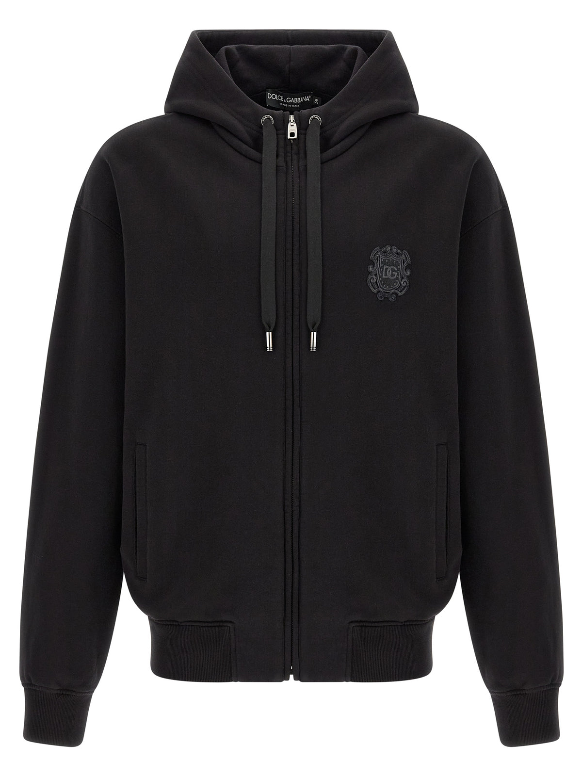Dolce & Gabbana Black Cotton Men's Sweatshirt